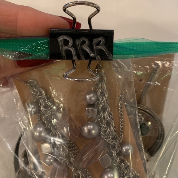 💐5/25 Jewelry lot bundle earrings necklaces bracelets chunky stretch modern - Picture 14 of 14